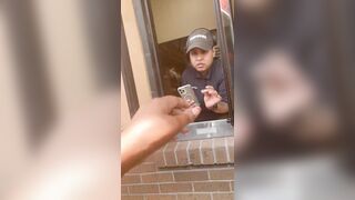Woman Confronts Houston Popeyes Employee