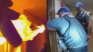 Man Attacks Sheriff's Deputies With Flamethrower