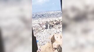 One of the most brutal scenes in human history has been leaked online. An Israeli soldier is filming the extent of the destruction and rubble. Gaza
