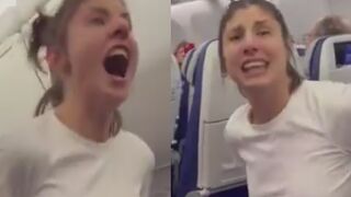 Entitled Karen Melts Down Mid-Flight
