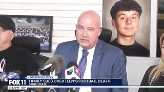 High school football player dies after “textbook tackle”