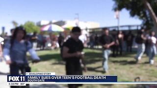 High school football player dies after “textbook tackle”