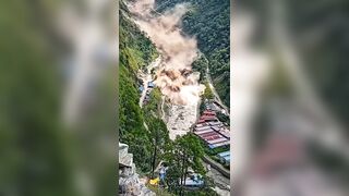 New footage of this week's flooding in Nepal.