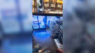 Dude Gets Stretched for Pushing Past the Wrong Group of Men