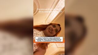 Tourists in Paris found hidden cameras watching them inside their hotel room.