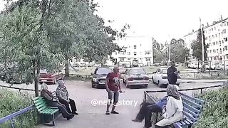 Elderly Bully Attacks his Fellow Retiree's with a Cane