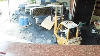 Vietnam: Work Accident Man Crushed by Forklift in Horrific Way