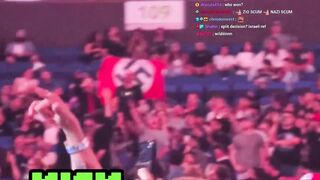 GYPSY CRUSADER fans just waved a NAZI FLAG during his win at DUEL ARENA at KIA CENTER