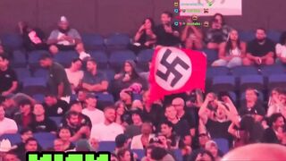 GYPSY CRUSADER fans just waved a NAZI FLAG during his win at DUEL ARENA at KIA CENTER