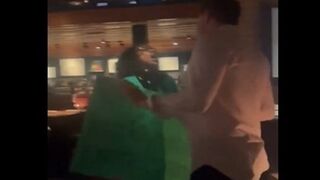 Black Woman Goes Berserk in a Dallas Restaurant Screaming at White Patrons for Being Racist.. Lol