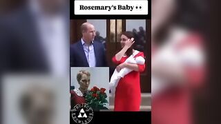 Kate Wearing the Same Dress as the Actress in Rosemary’s Baby….. The Baby Becomes the Anti-Christ.