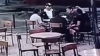 Wait for It Worth It) Police Officer Executes Athlete at Table after Losing Soccer Match
