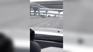Bare ass Ratchet road rage