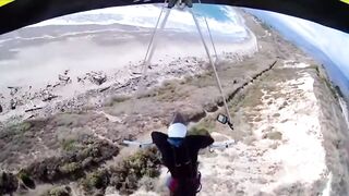 Hang Glider Nightmare as Man hits the Ground Way too Hard