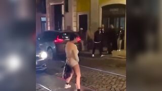 Older Woman in Italy Couldn't Care Less. She's gotta Go she's Gotta Go