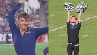 A Viral Eagles Clip Has People Threatening to Cancel Tickets Over Male Cheerleaders