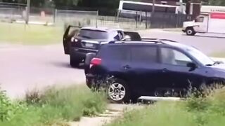 Childish Ghetto throws Paint on Car and gets INSTANT Karma