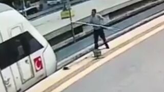 The Guy who Cleans the Trains should Know they are Dangerous Right?