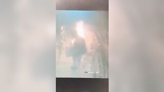 Poor Woman is Set on Fire until Death inside Store by EX