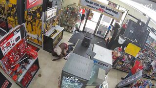 "I Dont Hate You Bro" Brawl Breaks Out Inside Hardware Shop in Florida