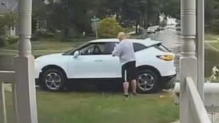 Black Woman Skips Flooded Road by Driving Through Yards, Then Threatens to Kill Neighbor Who Confronts Her
