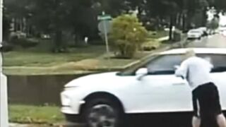 Black Woman Skips Flooded Road by Driving Through Yards, Then Threatens to Kill Neighbor Who Confronts Her