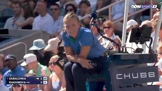 Aryna Sabalenka stopped her US Open match due to someone smoking weed