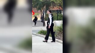 These have to be the classiest "tactical" police shoes ever