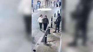 Israeli woman was filmed spitting outside the Monastery of St. James in Jerusalem.