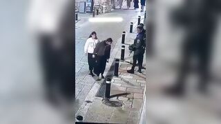 Israeli woman was filmed spitting outside the Monastery of St. James in Jerusalem.