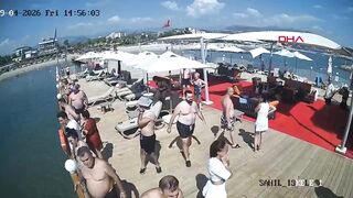 TURKEY MAN JUMPS OVER PROTECTIVE BARRIER and DIVES HEAD FIRST TO HIS DEATH
