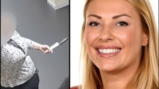 Teacher rushes out of classroom with kitchen knife after being stabbed in head by stu