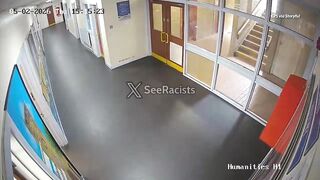 Teacher rushes out of classroom with kitchen knife after being stabbed in head by stu