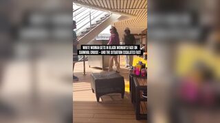 White Woman Gets Smacked During Confrontation On Carnival Cruise
