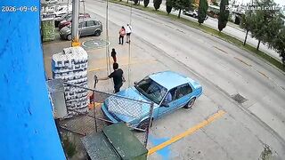 Store Employee Saves Little Girl From Being Run Over