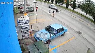 Store Employee Saves Little Girl From Being Run Over