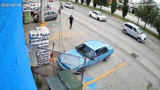 Store Employee Saves Little Girl From Being Run Over