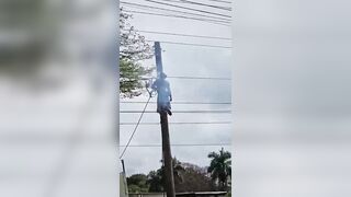 Man becomes Death Ornament for City in Colombia