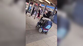Karen vs methany.. It's a classic in dewsbury, England.