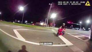 Motorcyclist knocks deputy over while fleeing traffic stop