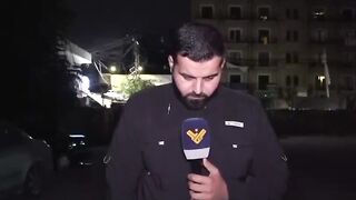 Lebanese reporter injured during live broadcast