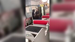 Waffle House employee had enough of black shit