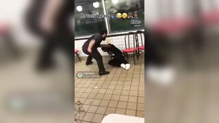 Waffle House employee had enough of black shit