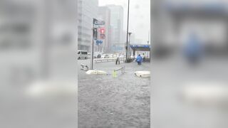 End Times yes? 104.5 mm of rain was unleashed in ONE HOUR, the highest total since records began being kept in 1890.
