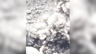 New and shocking images captured the exact moment of the eruption of Mount Dukono