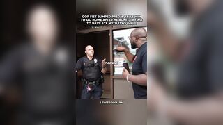 Corrupt Cop fist bumped predator and told him to go home after he confessed trying to