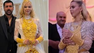 Turkish influencer flaunts mountains of gold at wedding — gets ARRESTED