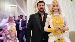 Turkish influencer flaunts mountains of gold at wedding — gets ARRESTED