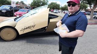 Tesla Cybercab Test: Will the door & trunk close on a Banana & a hot dog?