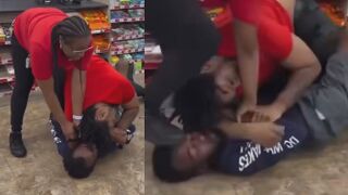 Family Dollar employee altercation with a shoplifter